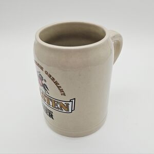 VINTAGE | Holsten Premium Bier Beer Germany black knight stoneware stein mug